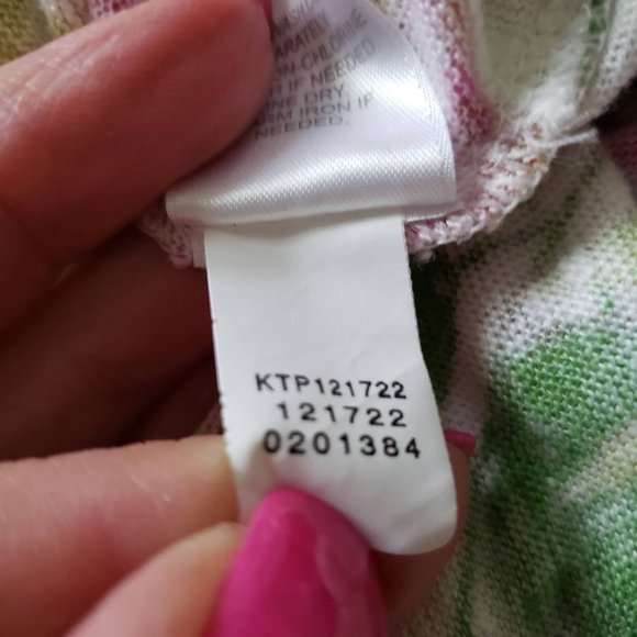 J.Jill Love Linen Women Size SP Floral 100% Linen Tiered Asymmetrical Hem - Picture 6 of 6